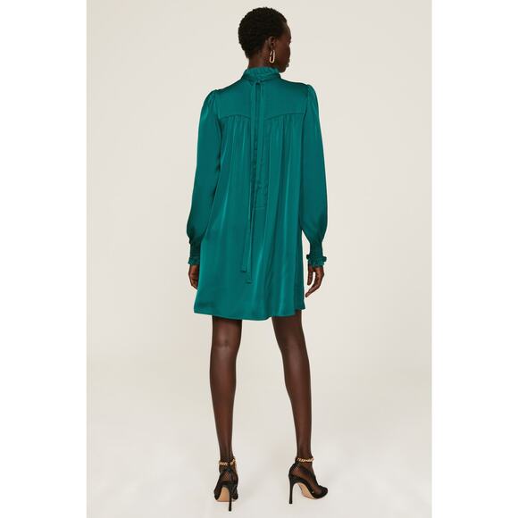 Adam Lippes x RTR Green Mock Neck Dress - Picture 3 of 5